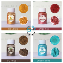 Load image into Gallery viewer, 24 Pack Metallic Mica Epoxy Pigments