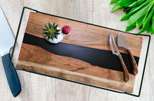 Load image into Gallery viewer, Epoxy Resin River Charcuterie Board In A Specially Designed Frame