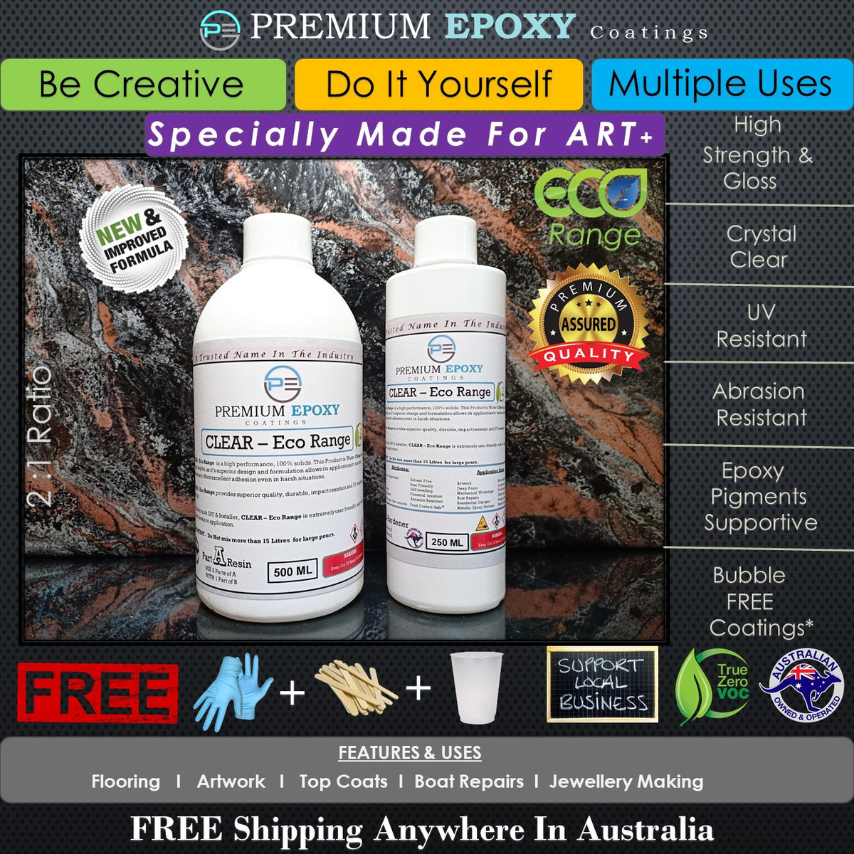 Shop the latest Top Coat Ultra Hard Ultra Clear Epoxy Resin 500ml