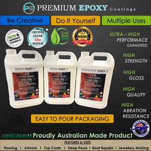 ULTRA CLEAR Epoxy Resin 15 Litres Kit