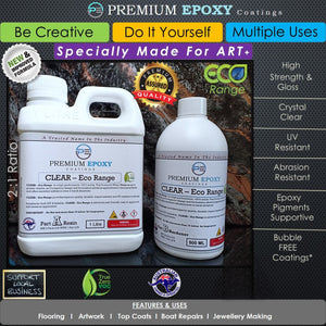 ECO CLEAR Epoxy Resin 1.5 Litres Kit