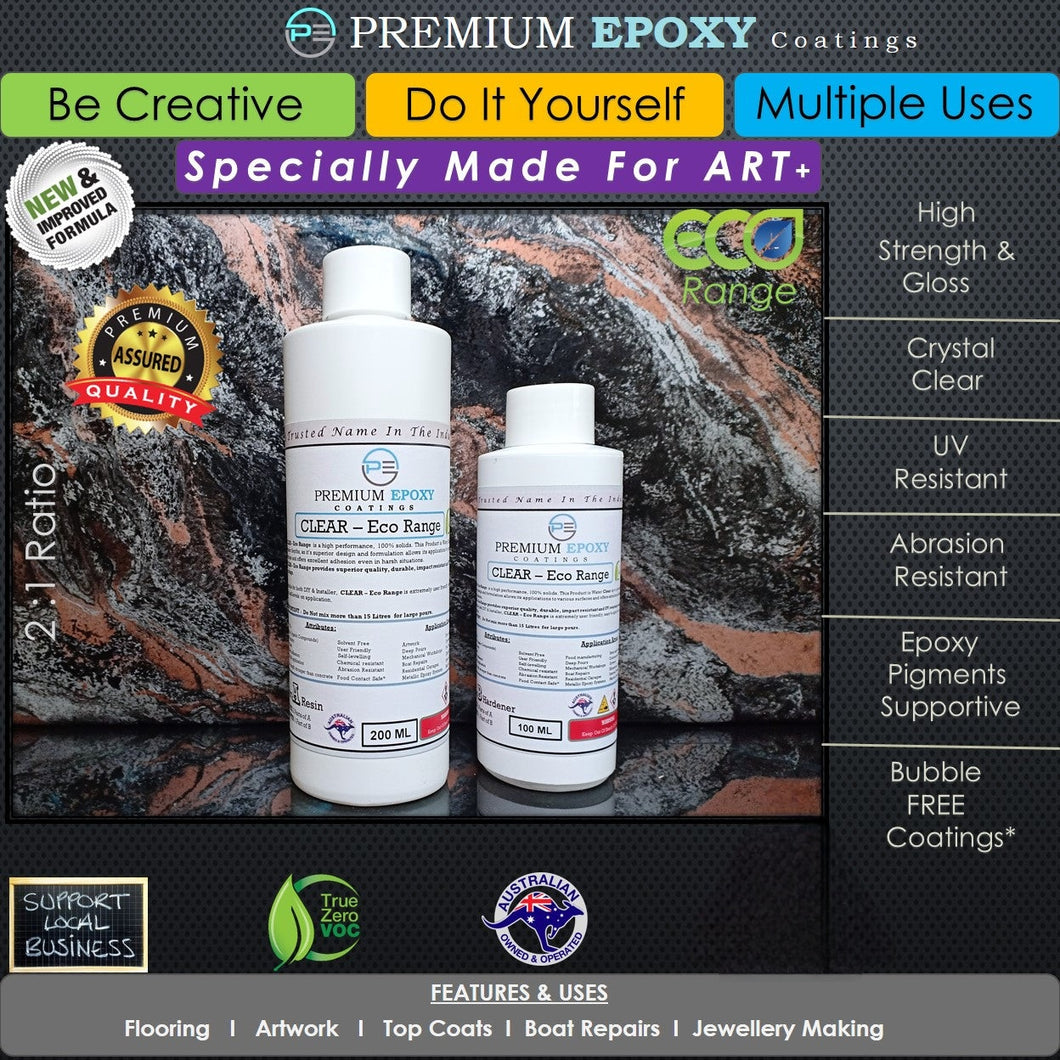 ECO CLEAR Epoxy Resin 300 ML Kit