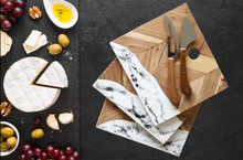Load image into Gallery viewer, 3 Resin Cheese Board Set (Both Sides Can Be Used)
