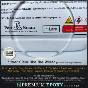 ECO CLEAR Epoxy Resin 1.5 Litres Kit